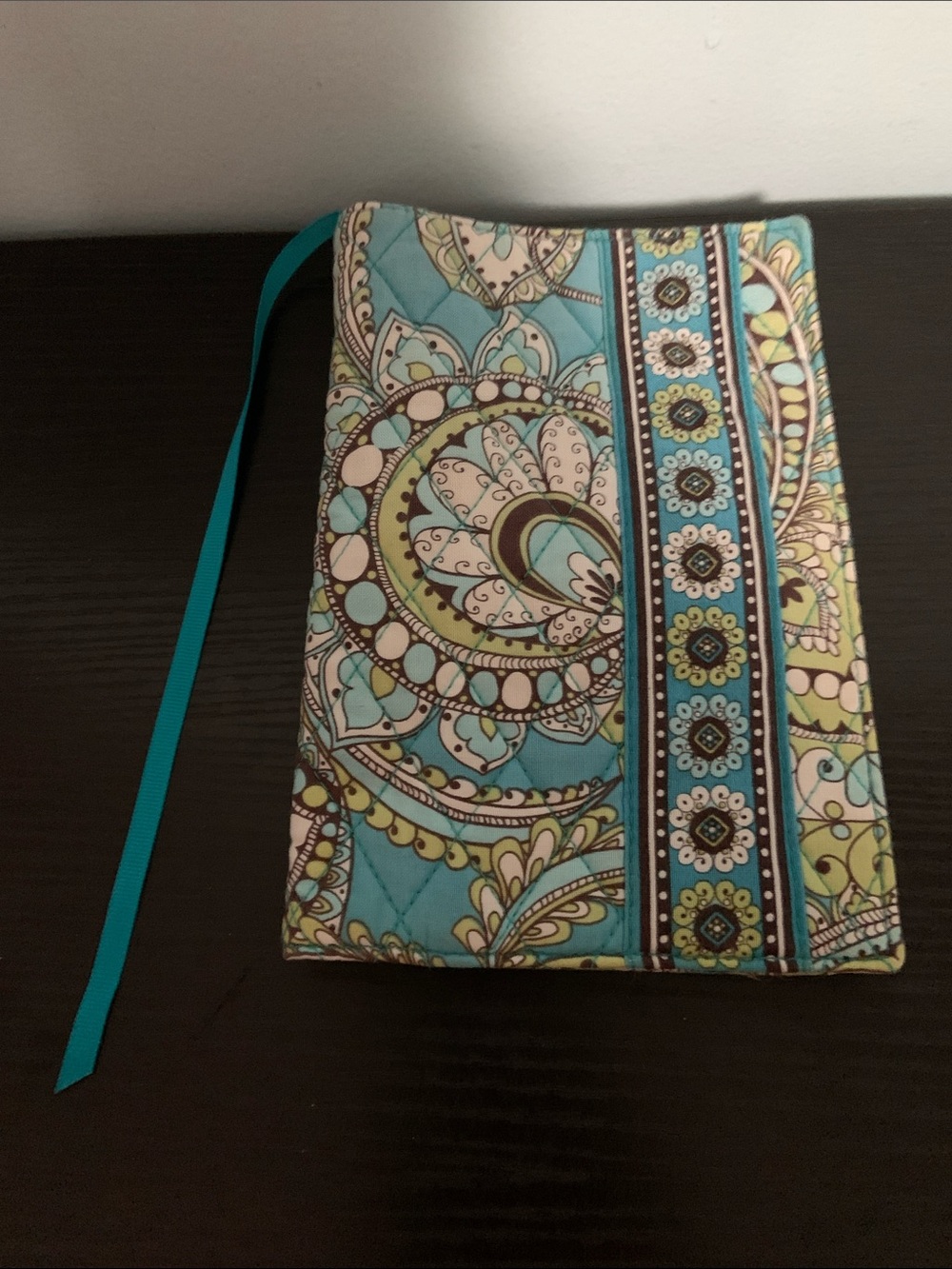 Vera Bradley Book/Bible Holder Retired Peacock Pattern